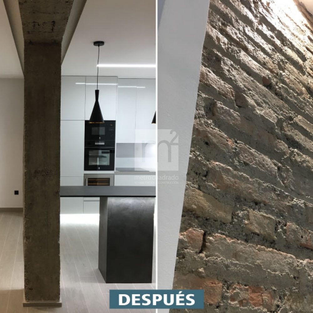 Reforma integral en Calle Recogidas de Granada, conversión de oficina en vivienda | Metro Cuadrado
